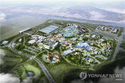 한국유니버설스튜디오 조감도 [연합뉴스 자료사진]